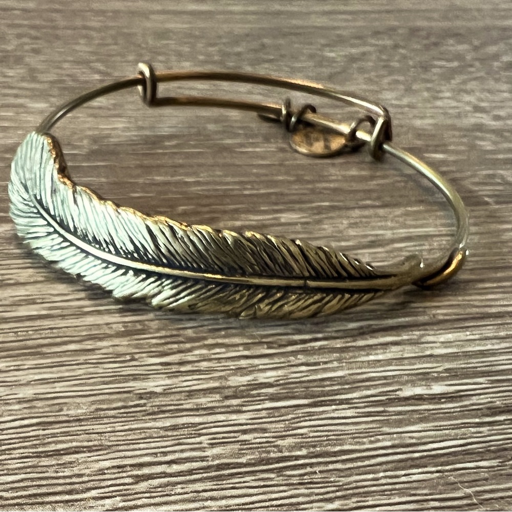 Alex and Ani Feather Bracelet